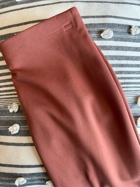 Philosophy Rust-Tone Pencil Skirt
